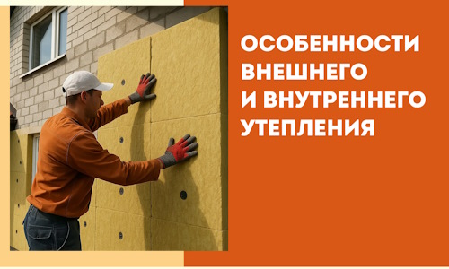 Какие особенности внешнего и внутреннего утепления в Карасук