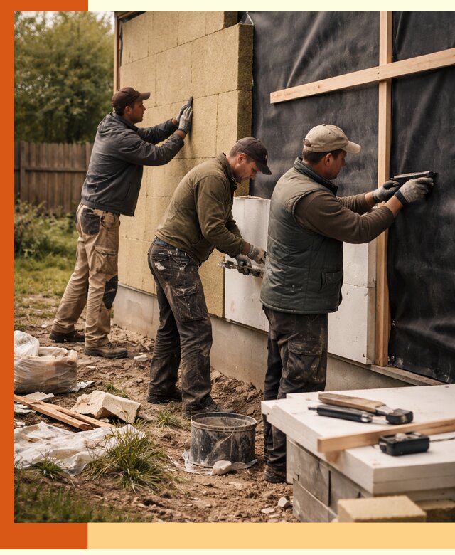 Утепление дачного дома под ключ в Карасук