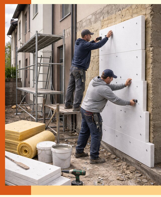 Утепление таунхауса с гарантией комфорта в Карасук