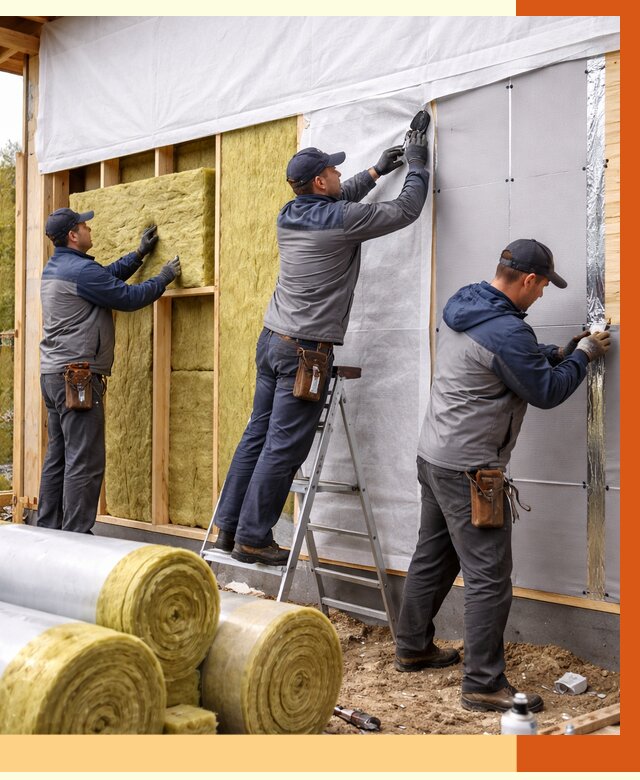 Утепление каркасного дома в Карасук от 4266 руб./м2 — профессионально | ТепломастерКск