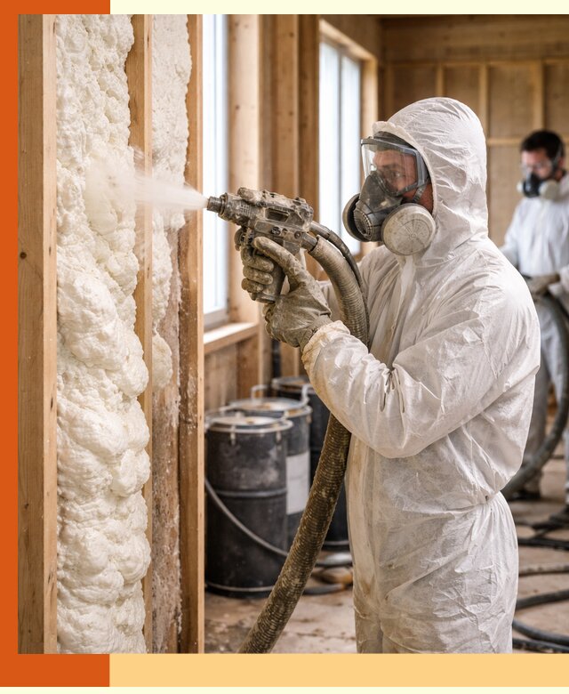 Утепление каркасного дома пенополиуретаном в Карасук