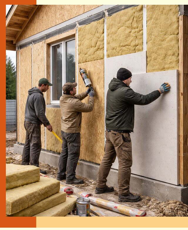 Профессиональное утепление дома из SIP-панелей в Карасук