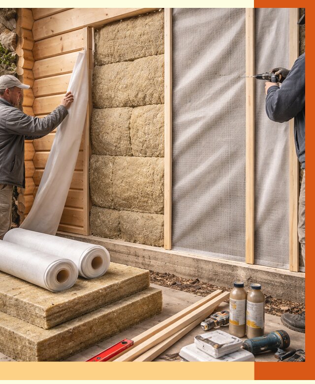 Утепление дома из минибруса в Карасук от 4571 руб/м2 — заказать профессионально | ТепломастерКск