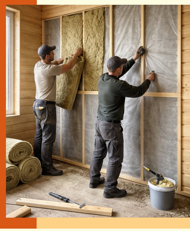 Утепление дома из минибруса в Карасук: комплексные теплоизоляционные работы