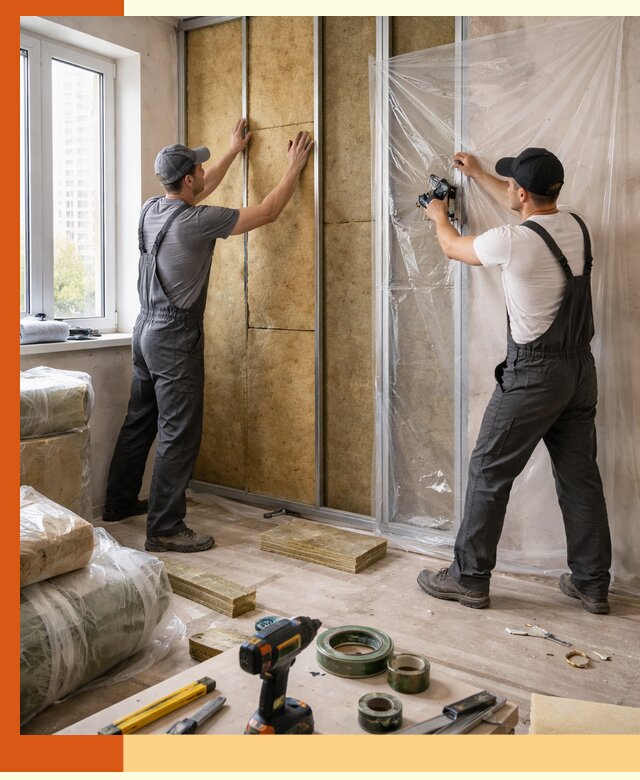 Утепление квартиры изнутри профессионально в Карасук