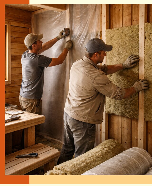 Утепление бани изнутри в Карасук качественно и недорого