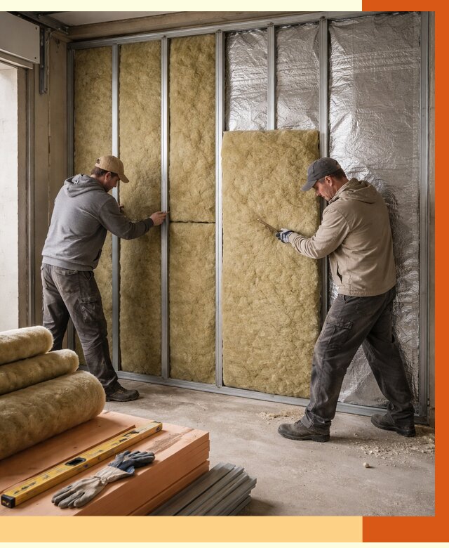 Утепление гаража изнутри в Карасук от 7618 руб/м2 — работы и цена | ТепломастерКск