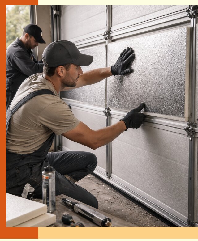 Утепление гаражных ворот в Карасук качественно и надежно