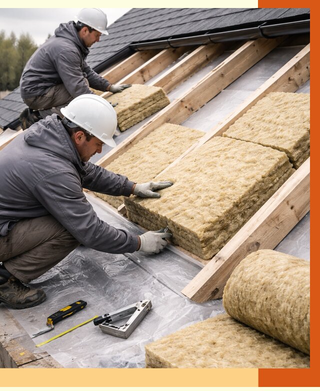 Утепление крыши в Карасук от 1879 руб./м2 — комплексное утепление кровли | ТепломастерКск