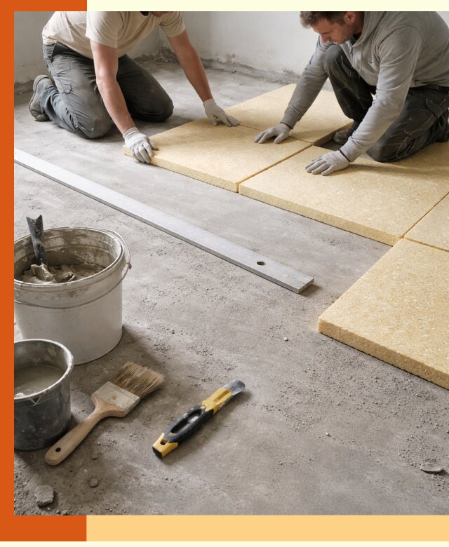 Утепление бетонного пола в Карасук профессионально и недорого