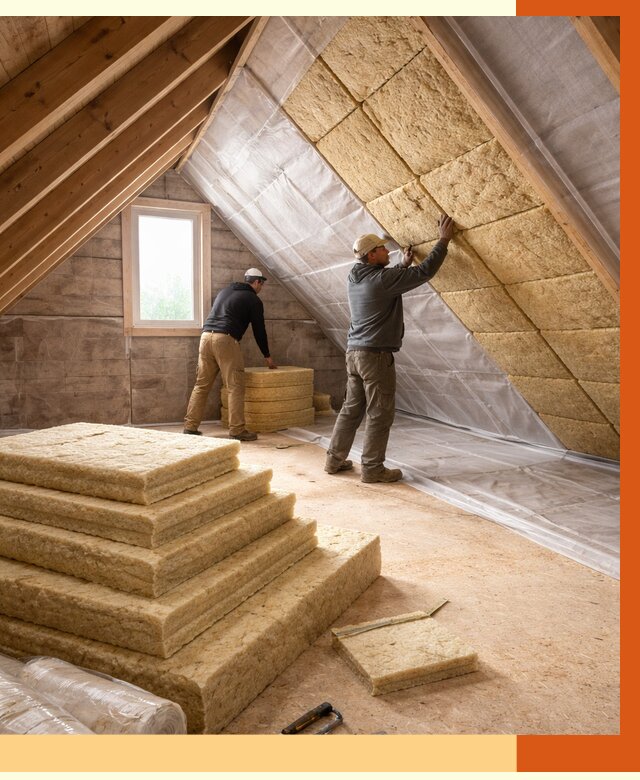 Утепление мансарды в Карасук от 2539 руб/м2 — комплексно и под ключ | ТепломастерКск