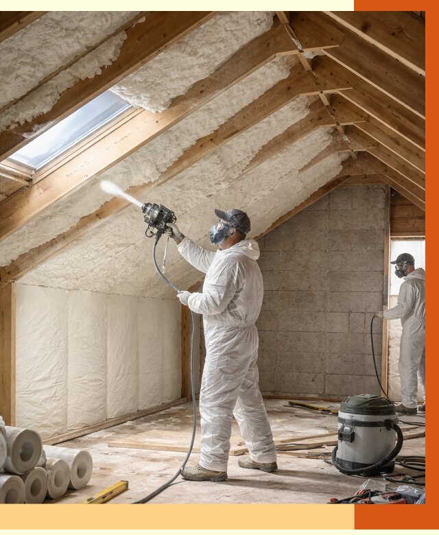 Утепление мансарды ППУ в Карасук от 2793 руб./м² — заказать под ключ | ТепломастерКск