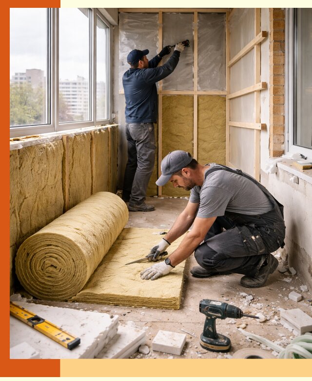 Утепление балкона под ключ в Карасук качественно и быстро