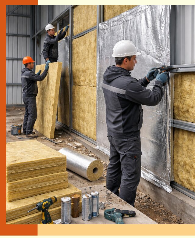 Утепление металлического ангара профессионально в Карасук