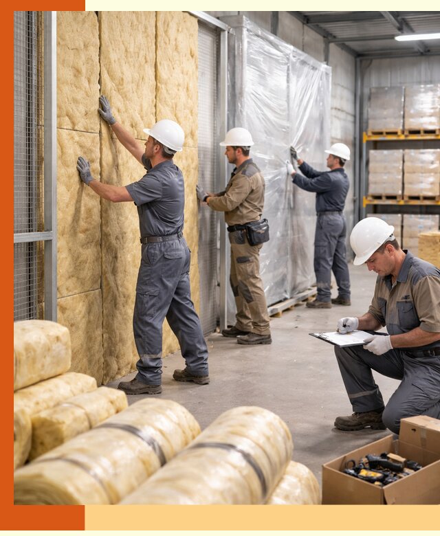 Утепление склада готовой продукции в Карасук качественно и быстро