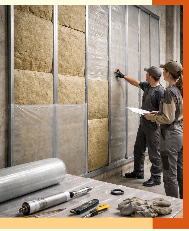 Утепление склада химсырья в Карасук от 4571 руб. под ключ | ТепломастерКск