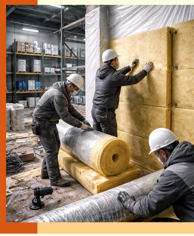 Утепление склада химсырья в Карасук: безопасная и эффективная изоляция