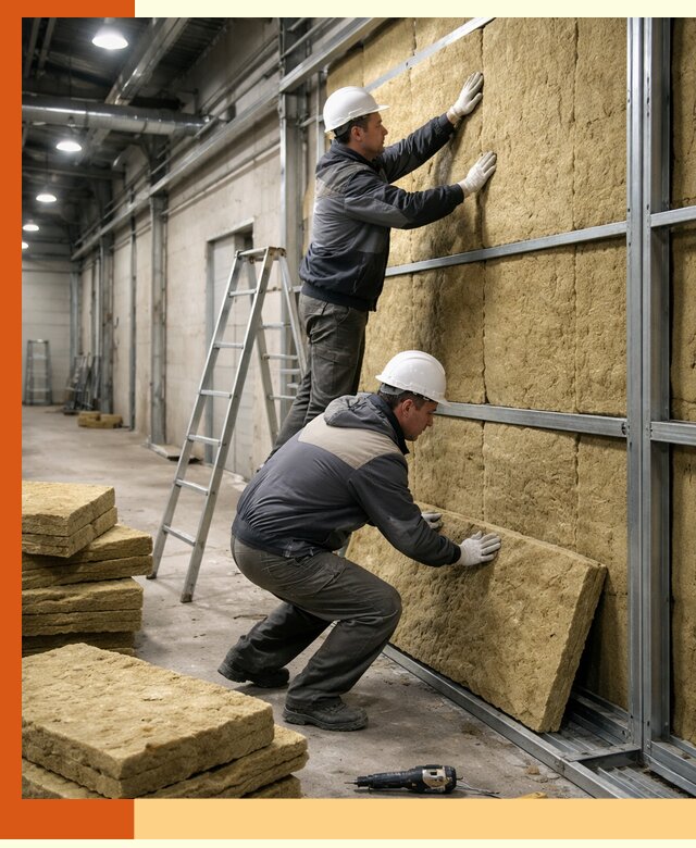 Утепление цеха под ключ в Карасук с гарантией качества