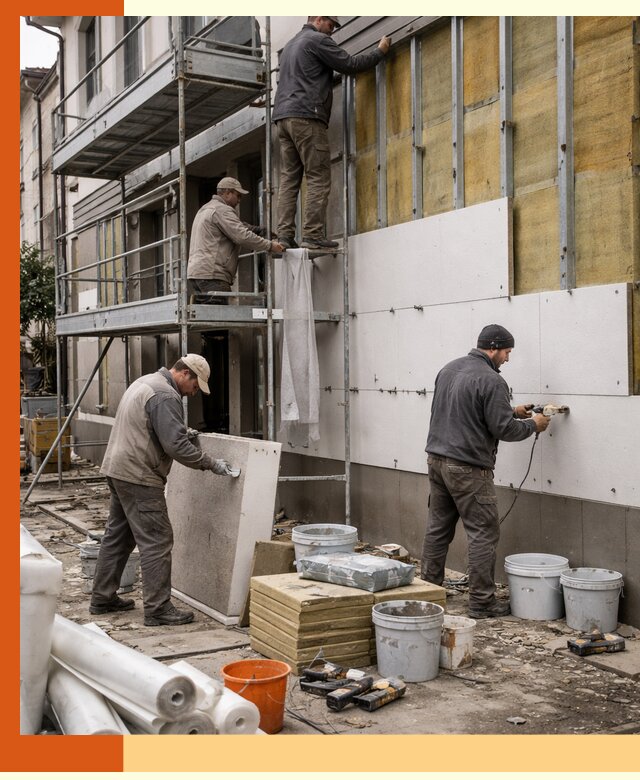 Утепление гостиницы под ключ в Карасук с гарантией качества