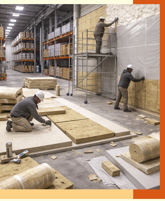 Утепление складского терминала в Карасук от 7618 руб./м² под ключ | ТепломастерКск