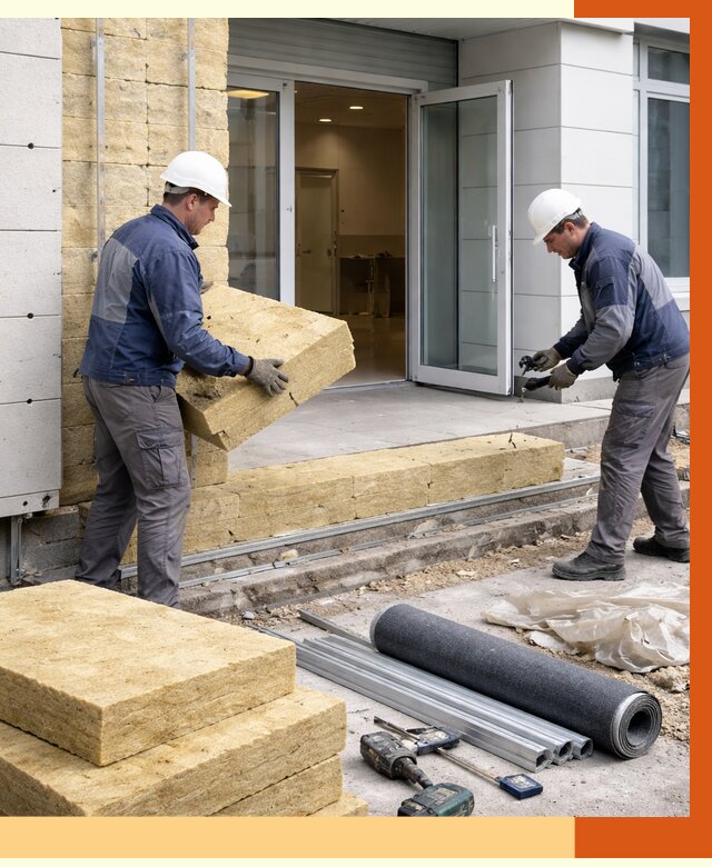 Утепление медицинского центра в Карасук под ключ от 12696 руб./м² | ТепломастерКск