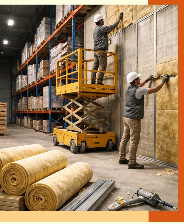 Утепление торгового склада в Карасук от 3250 руб/м2 — комплексно и под ключ | ТепломастерКск