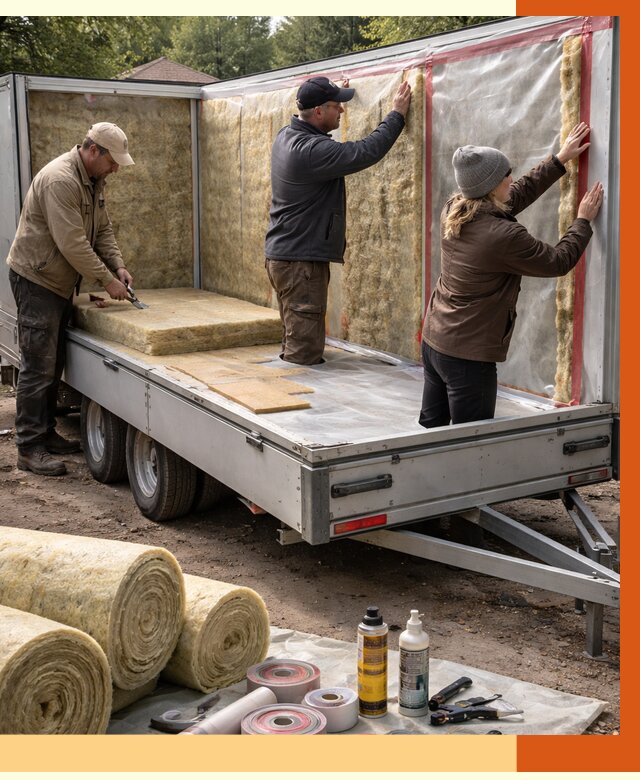 Утепление прицепа в Карасук под ключ от 12696 руб. — комплекс от ТепломастерКск