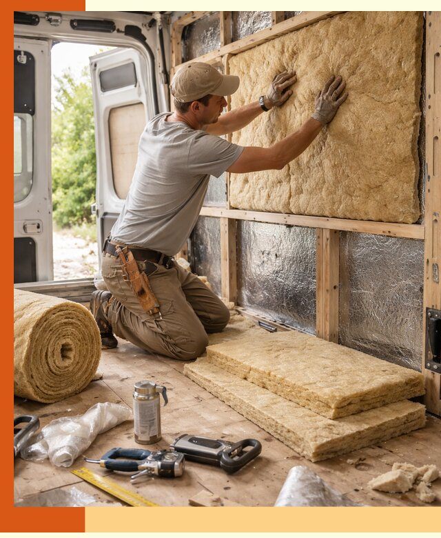 Утепление кемпера под ключ в Карасук с гарантией качества