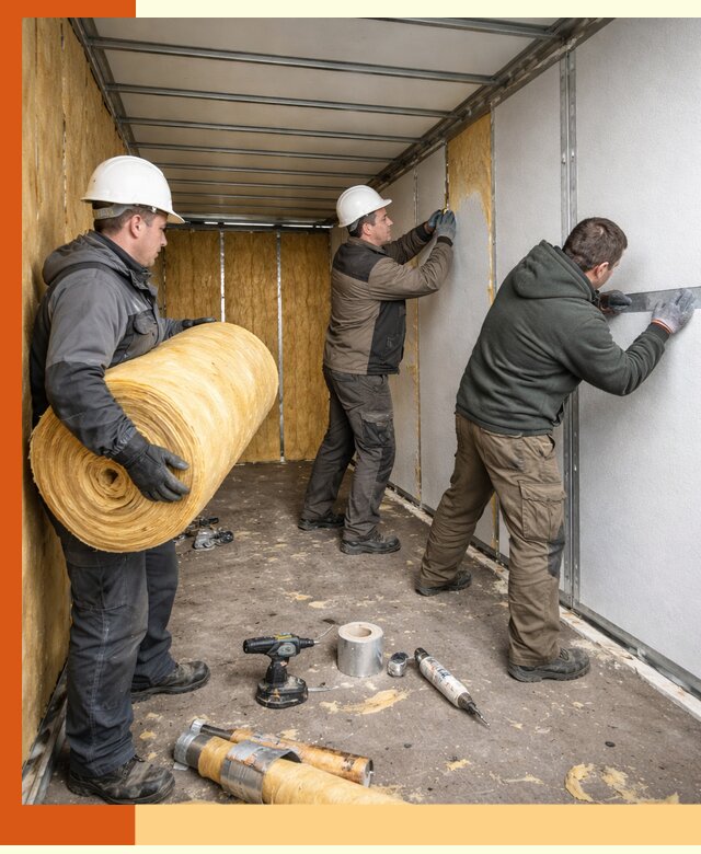 Утепление рефрижераторного контейнера в Карасук профессионально и надежно