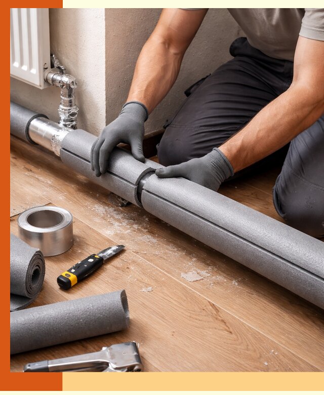 Утепление труб отопления в Карасук: теплоизоляция и защита сети