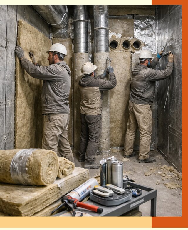 Утепление венткамеры в Карасук под ключ от 1473 руб. — профессионально | ТепломастерКск