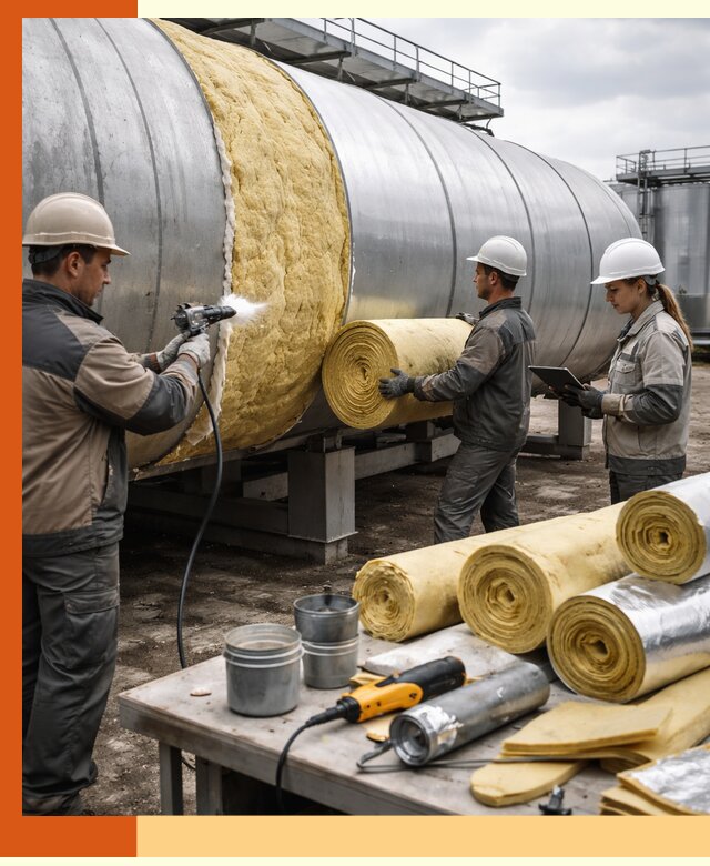 Утепление цистерны в Карасук — утеплители и монтаж под ключ
