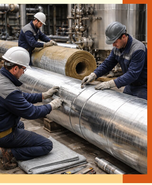 Утепление технологического оборудования в Карасук от 4266 руб. за м2 | ТепломастерКск