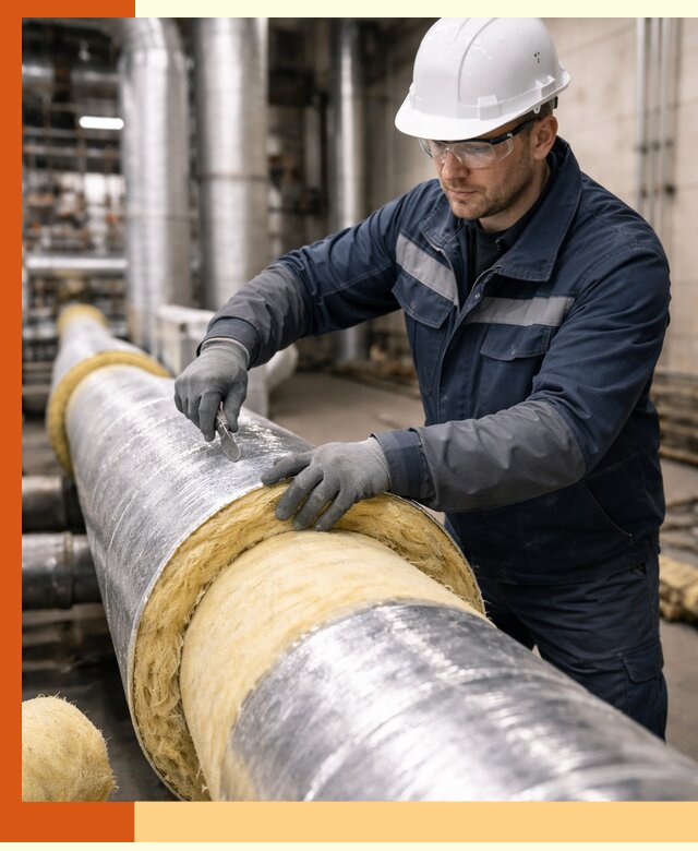 Утепление технологического оборудования и заводских установок в Карасук