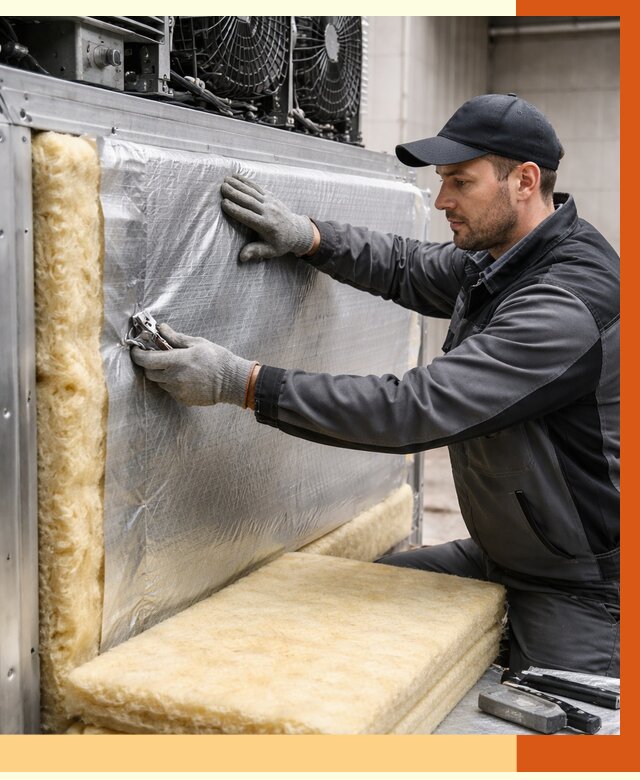 Утепление холодильного агрегата в Карасук от 8633 руб. под ключ | ТепломастерКск