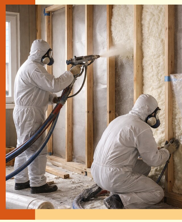 Утепление каркасной стены ППУ в Карасук для домов и коттеджей