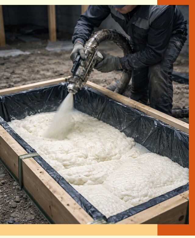 Заливка ППУ в формы в Карасук от 2539 руб. — утепление форм под ключ | ТепломастерКск