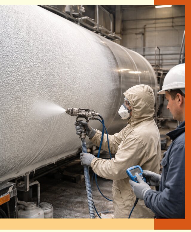 Утепление автоцистерны жидкой теплоизоляцией в Карасук от 14728 руб. под ключ | ТепломастерКск