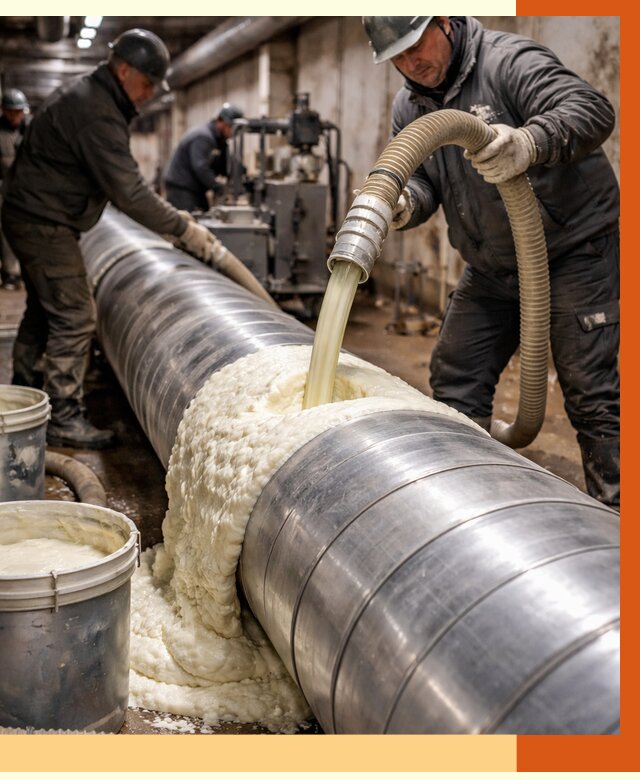 Утепление теплотрассы жидкой теплоизоляцией в Карасук от 4266 руб. | ТепломастерКск