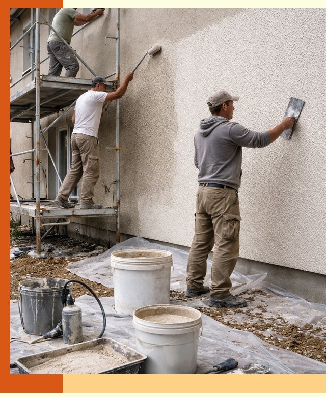 Утепление фасада жидкой пробкой в Карасук