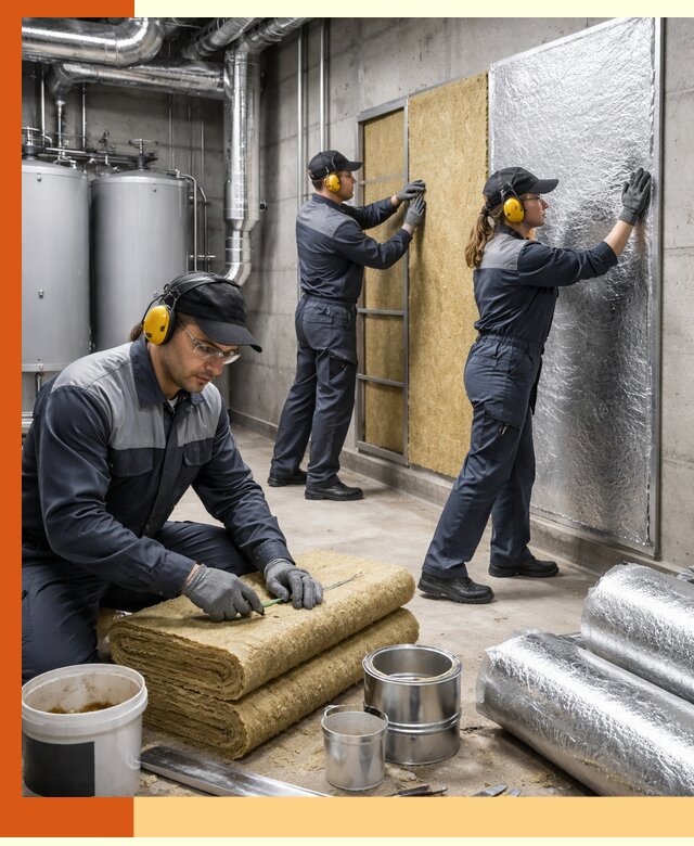 Шумоизоляция котельной в Карасук: профессиональный монтаж и материалы