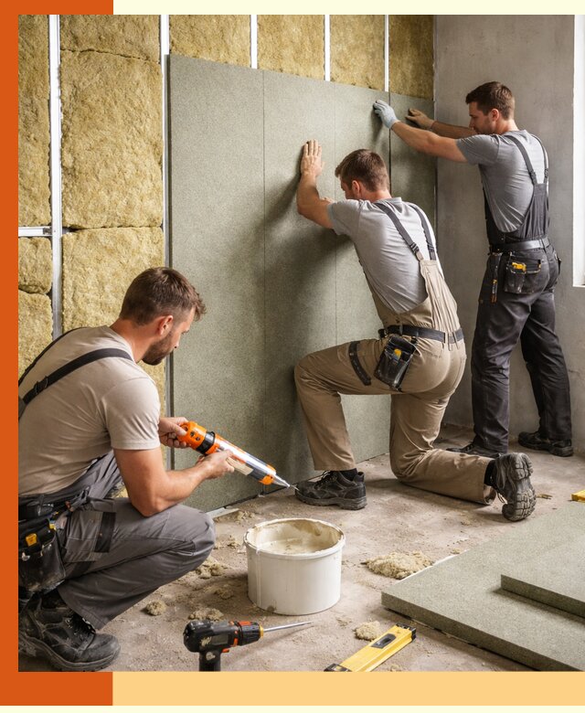 Профессиональная шумоизоляция стен в Карасук для квартир и домов