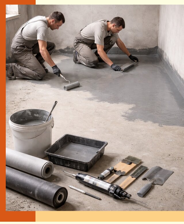 Гидроизоляция пола в Карасук — надежная защита от влаги и протечек