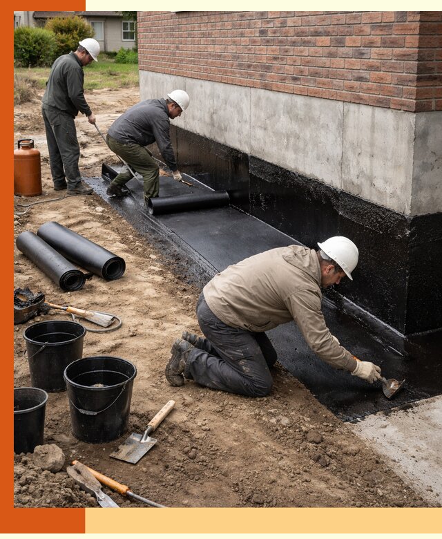 Гидроизоляция фундамента в Карасук: надежная защита строений