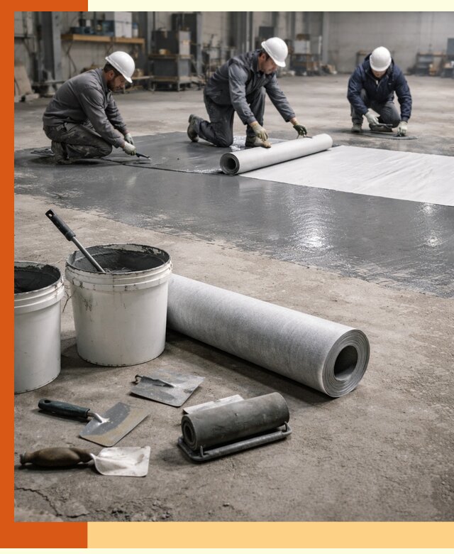 Гидроизоляция промышленного пола в Карасук — защита и долговечность