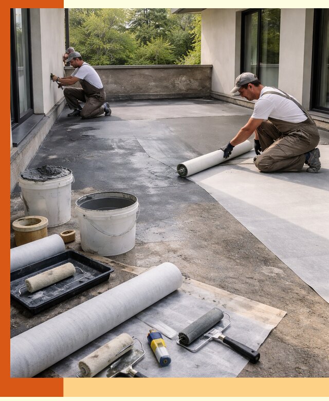 Гидроизоляция террасы в Карасук — надежная защита от влаги и протечек