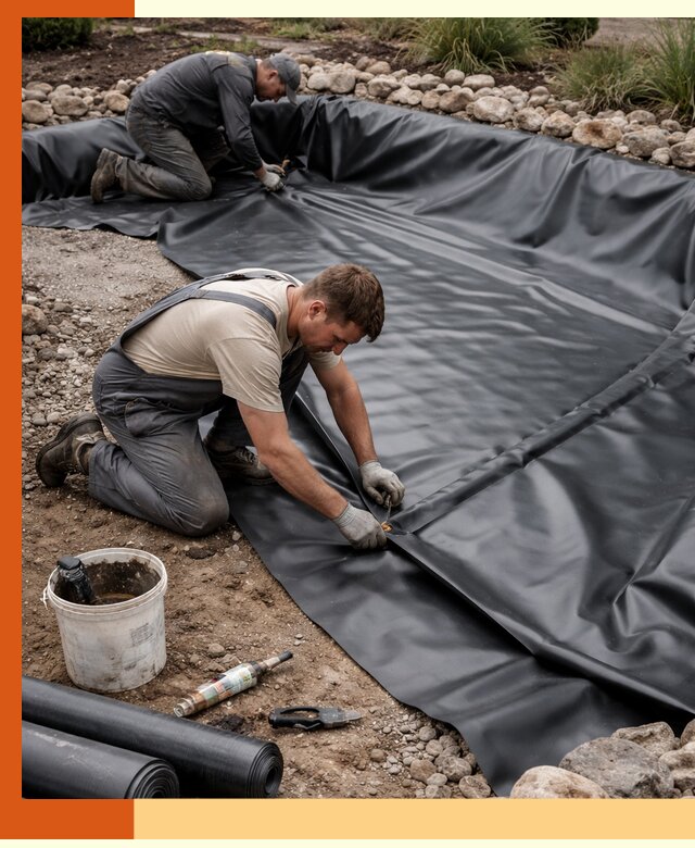 Гидроизоляция пруда в Карасук: надежная защита и герметизация