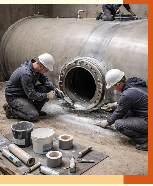 Гидроизоляция резервуара с топливом в Карасук от 76178 руб. под ключ | ТепломастерКск