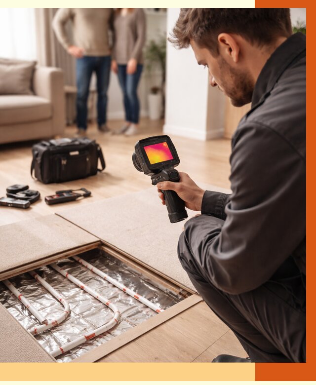 Тепловизионное обследование теплого пола в Карасук от 4571 руб. — ТепломастерКск