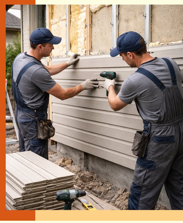 Монтаж сайдинга после утепления в Карасук качественно и надежно